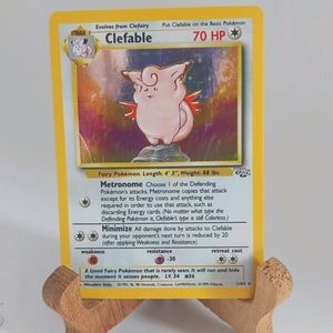 Rare Clefable Holo Pokemon Card 1/64
